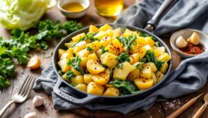 Verza e patate in padella: il contorno caldo e cremoso da preparare con pochi ingredienti