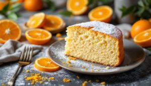 Torta di albumi all’arancia morbida e profumata | Ricetta facile