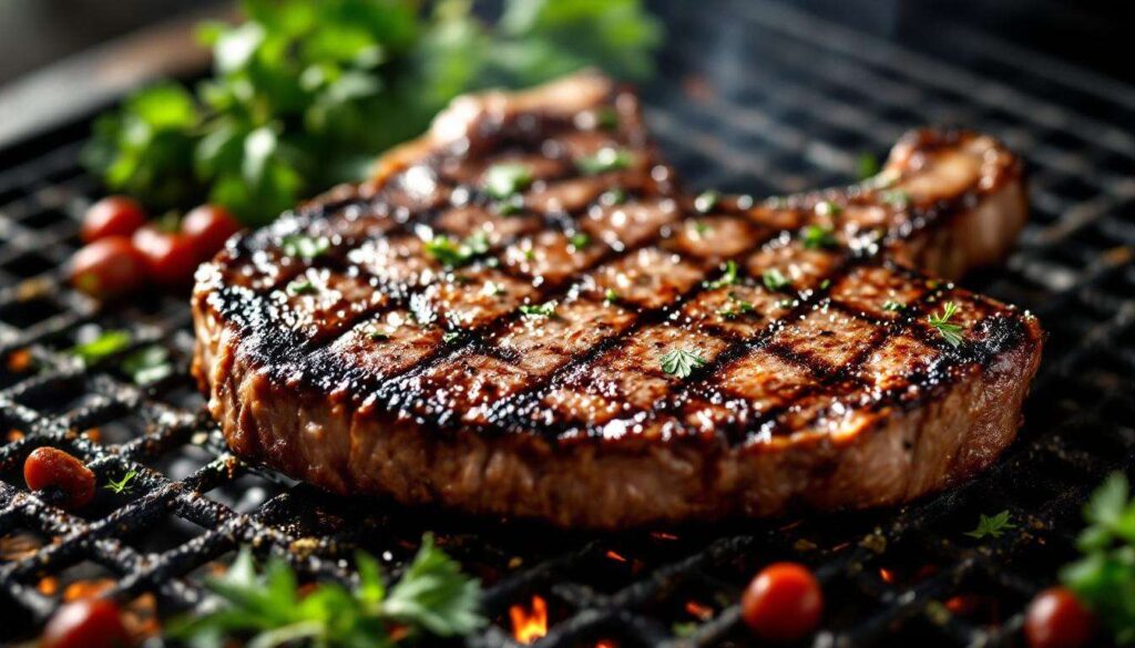 Cosa distingue una bistecca T-bone di manzo perfettamente grigliata dal solito taglio