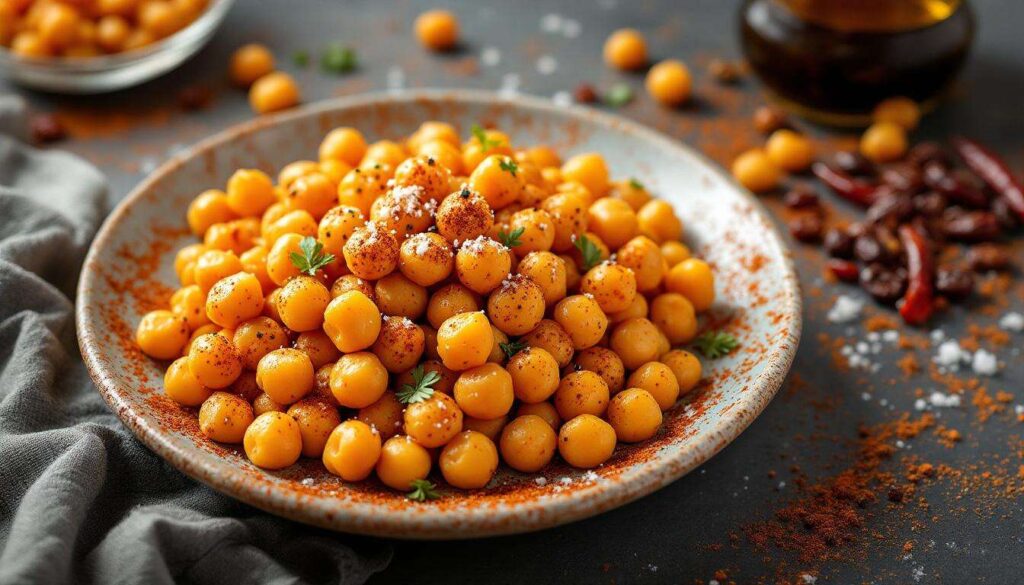 Ceci croccanti in friggitrice ad aria: lo snack speziato pronto in 12 minuti