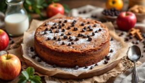 Plumcake leggero alla mela e cioccolato: senza uova, latticini e zuccheri aggiunti