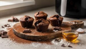 Tortini al cioccolato in friggitrice ad aria, morbidi e gustosi li fai in 10 minuti