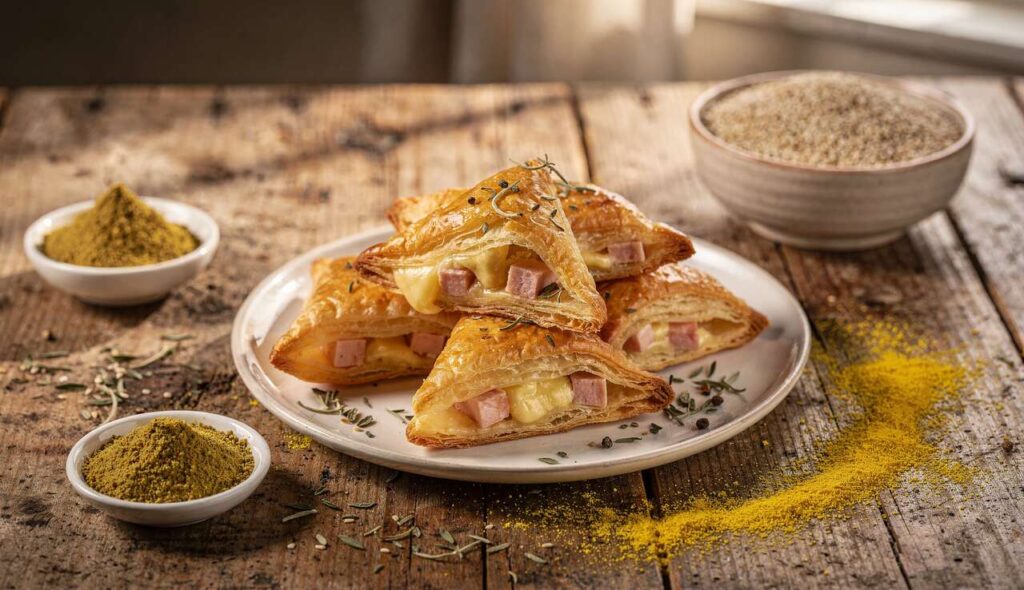TRIANGOLI RUSTICI di SFOGLIA antipasto goloso in 5 minuti